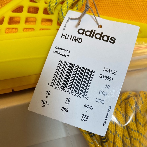 Adidas Pharrell NMD Hu - Yellow - Picture 3 of 13